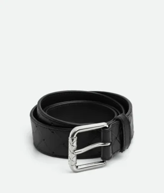 Cinturón Intrecciato estampado