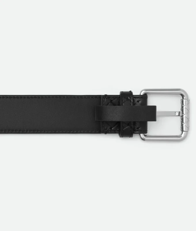 Cinturón Intrecciato estampado