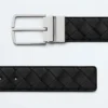 Cinturón reversible Intrecciato