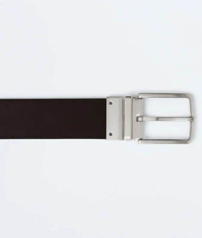 Cinturón reversible Intrecciato