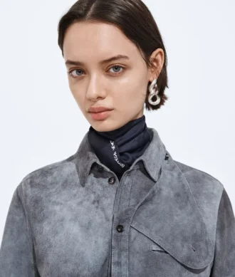 Corbata de sarga de seda