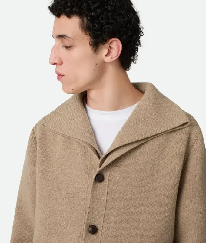 Cárdigan compacto de lana