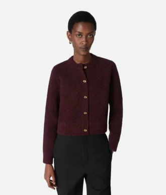 Cárdigan de lana bouclé