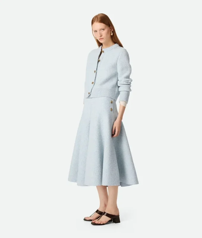 Cárdigan de lana bouclé