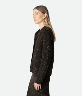 Cárdigan de punto inglés de lana