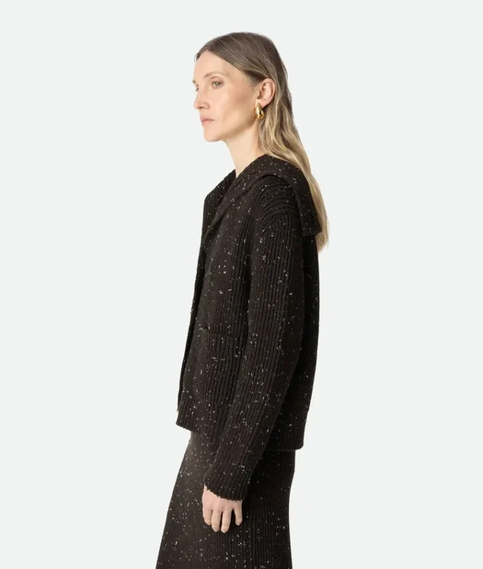 Cárdigan de punto inglés de lana