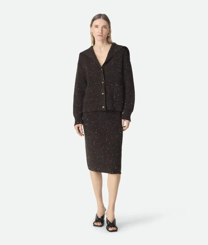 Cárdigan de punto inglés de lana