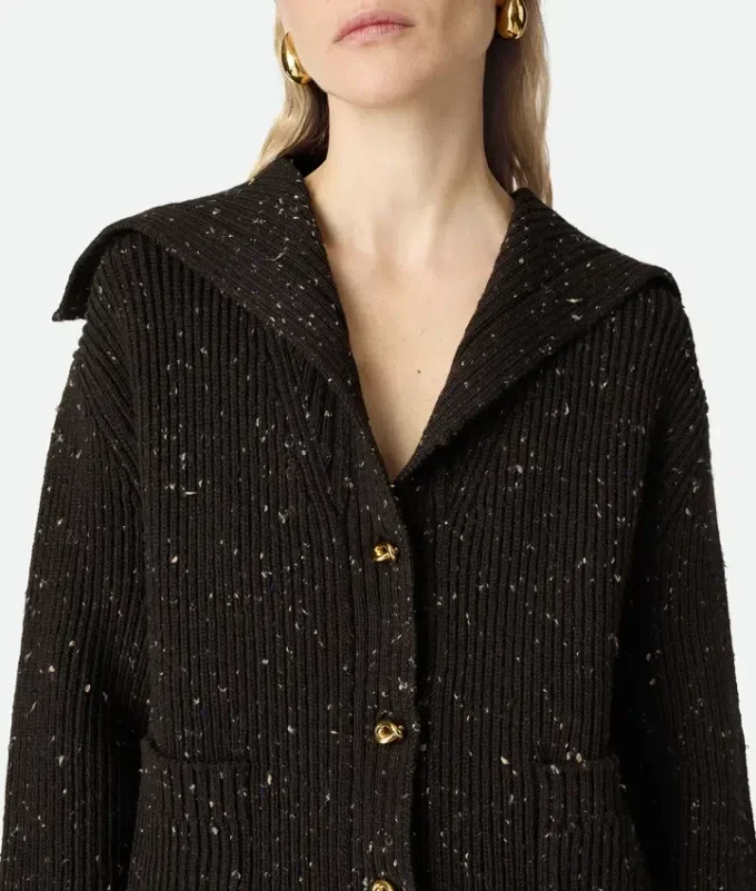 Cárdigan de punto inglés de lana