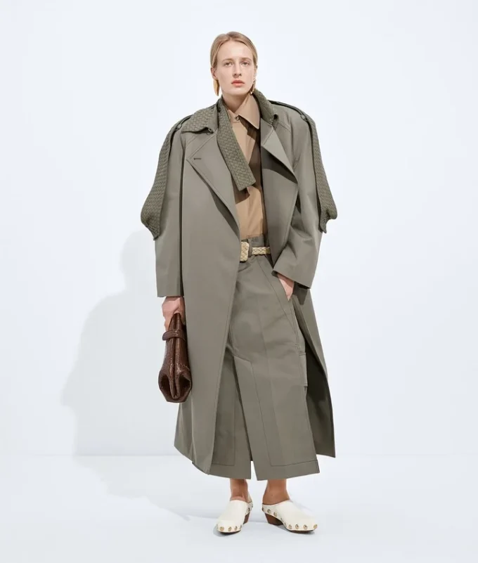 Camisa de sarga de algodón