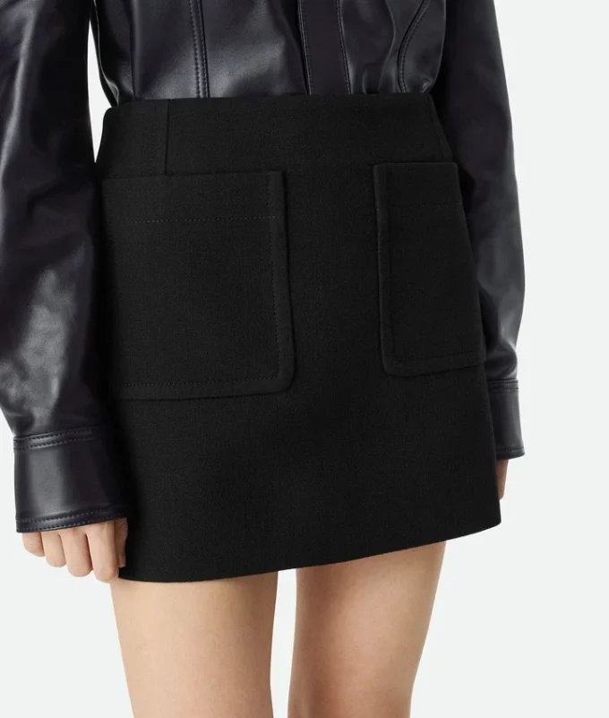 Falda doble de algodón