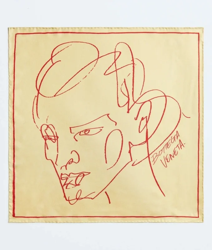 Fular de sarga de seda