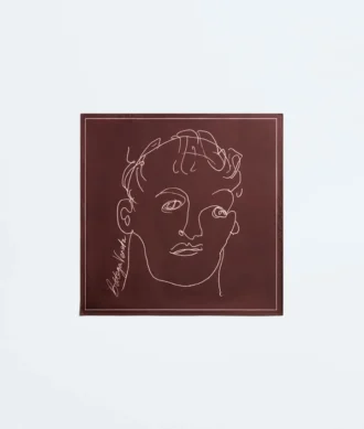 Fular de sarga de seda