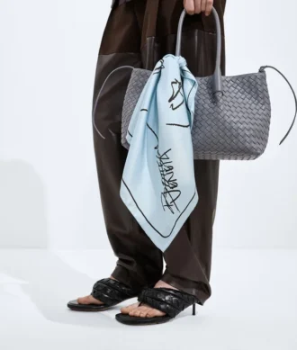 Fular de sarga de seda