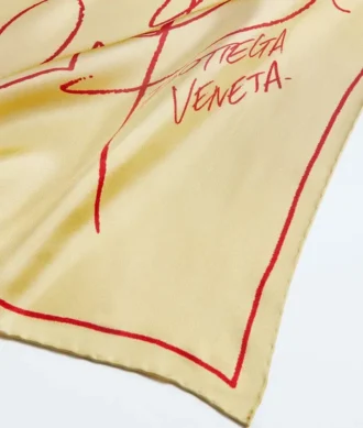 Fular de sarga de seda