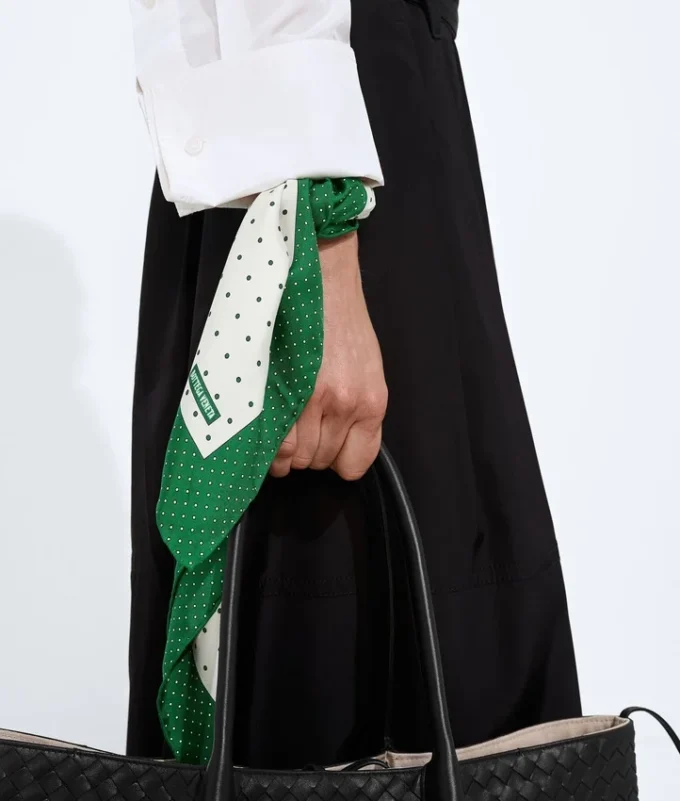 Fular de sarga de seda