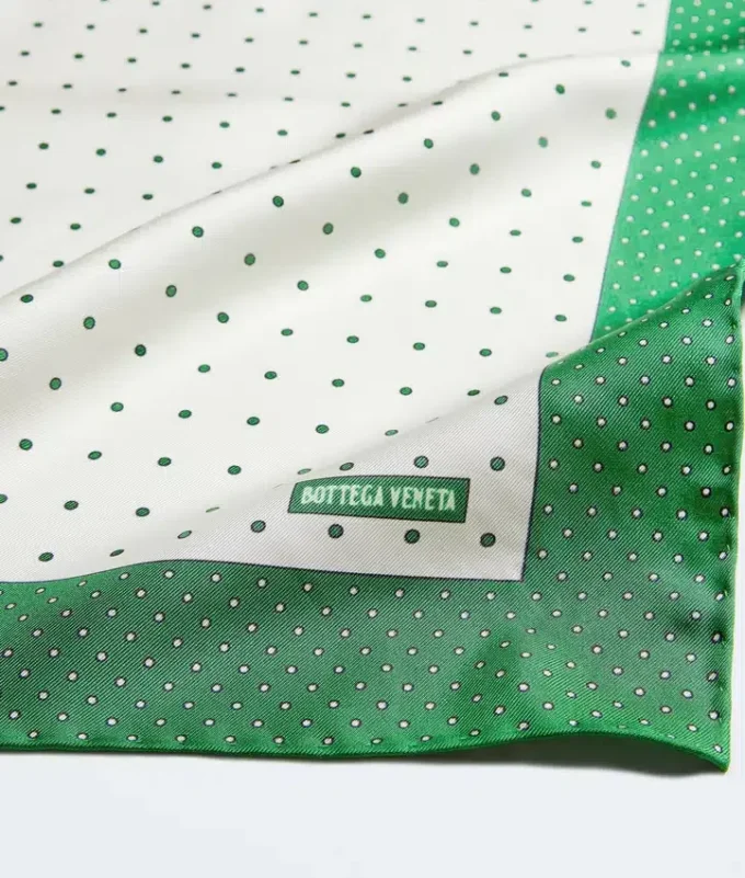 Fular de sarga de seda