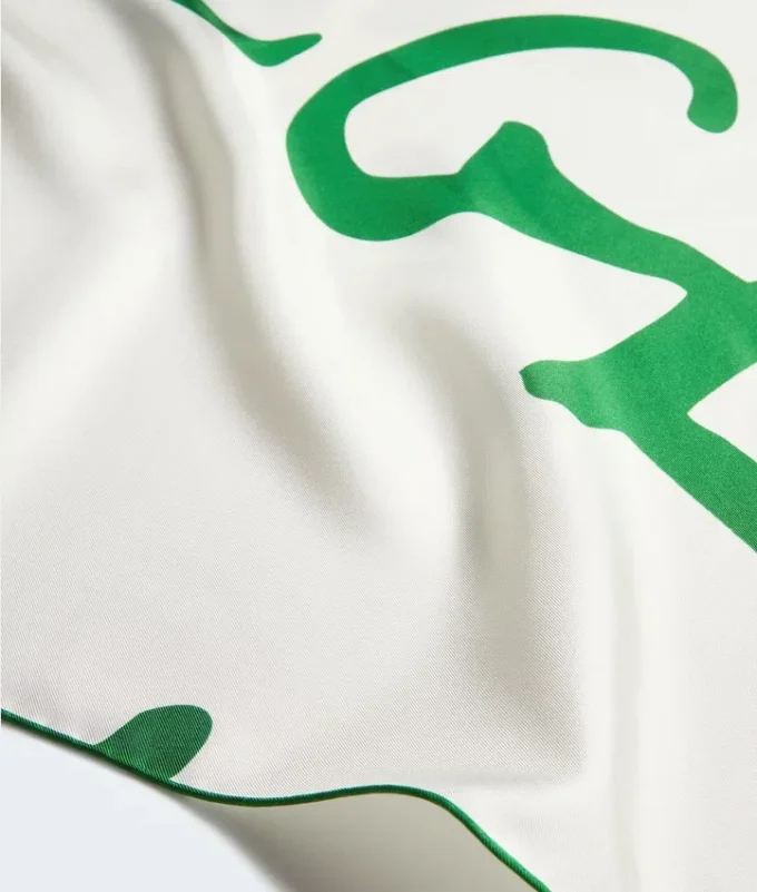 Fular de sarga de seda