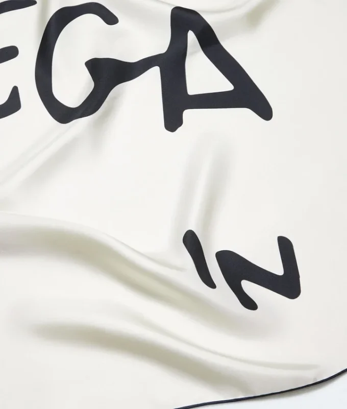 Fular de sarga de seda