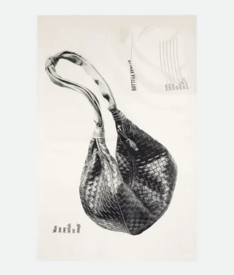 Fular estampado de sarga de seda