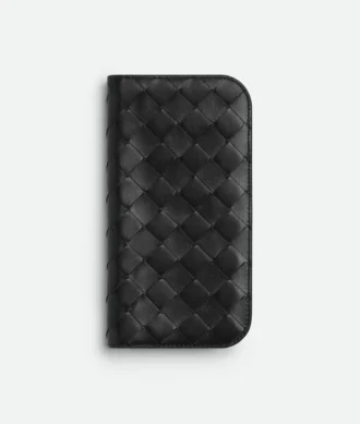 Funda tipo folio Intrecciato para iPhone 16 Pro Max