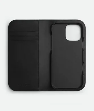 Funda tipo folio Intrecciato para iPhone 16 Pro Max