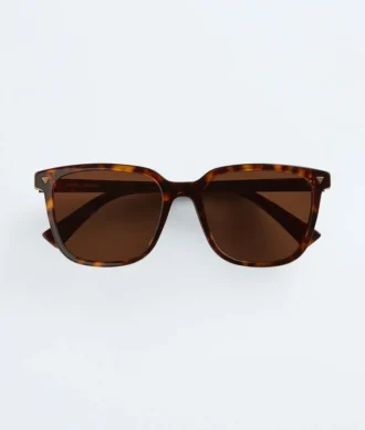 Gafas de sol cuadradas de acetato reciclado blando