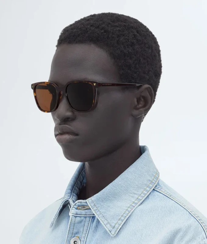 Gafas de sol cuadradas de acetato reciclado blando