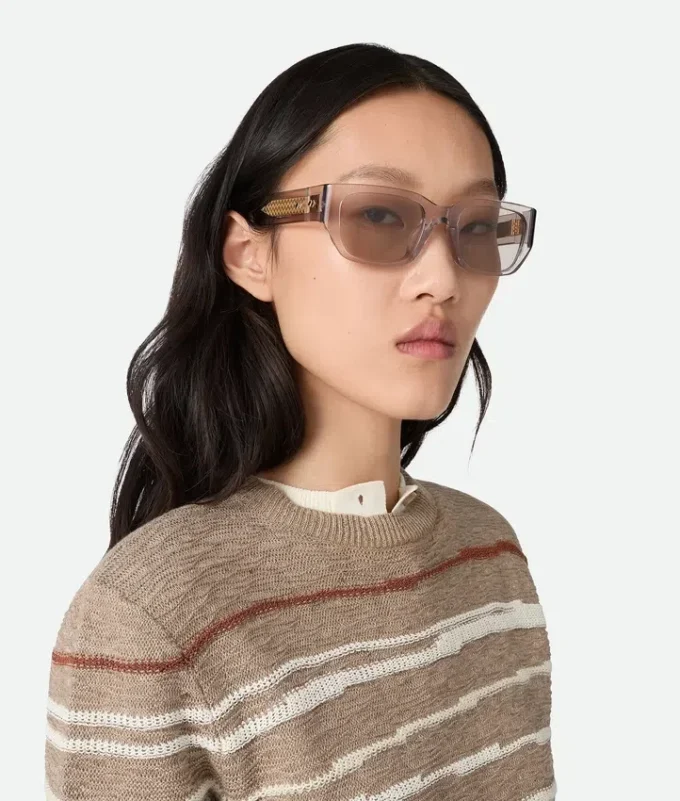 Gafas de sol cuadradas Intrecciato