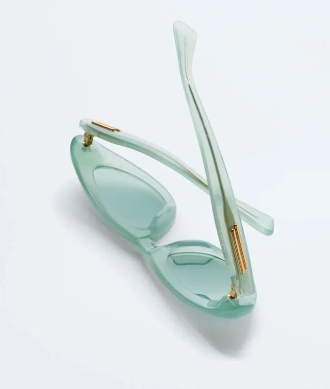 Gafas de sol de ojo de gato con forma abombada