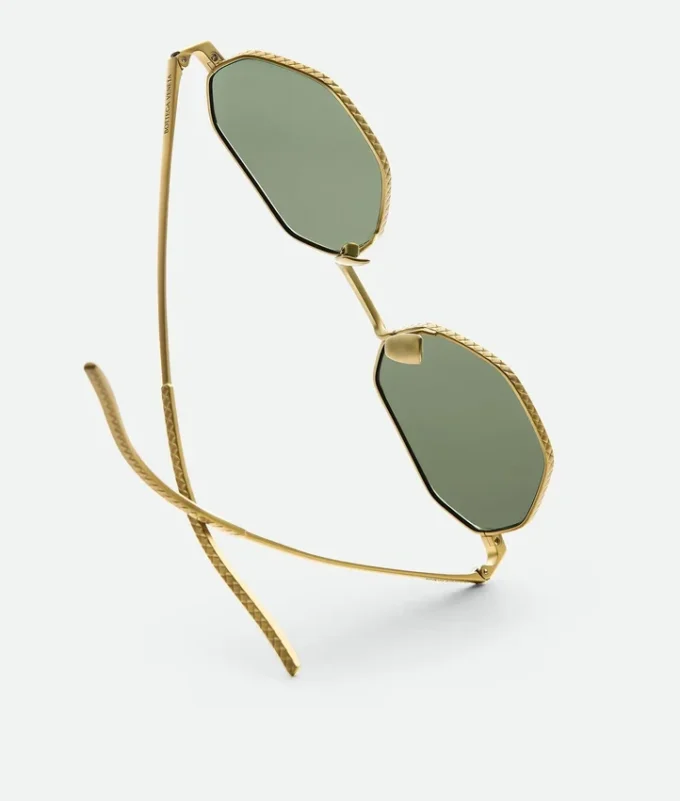 Gafas de sol geométricas Intrecciato