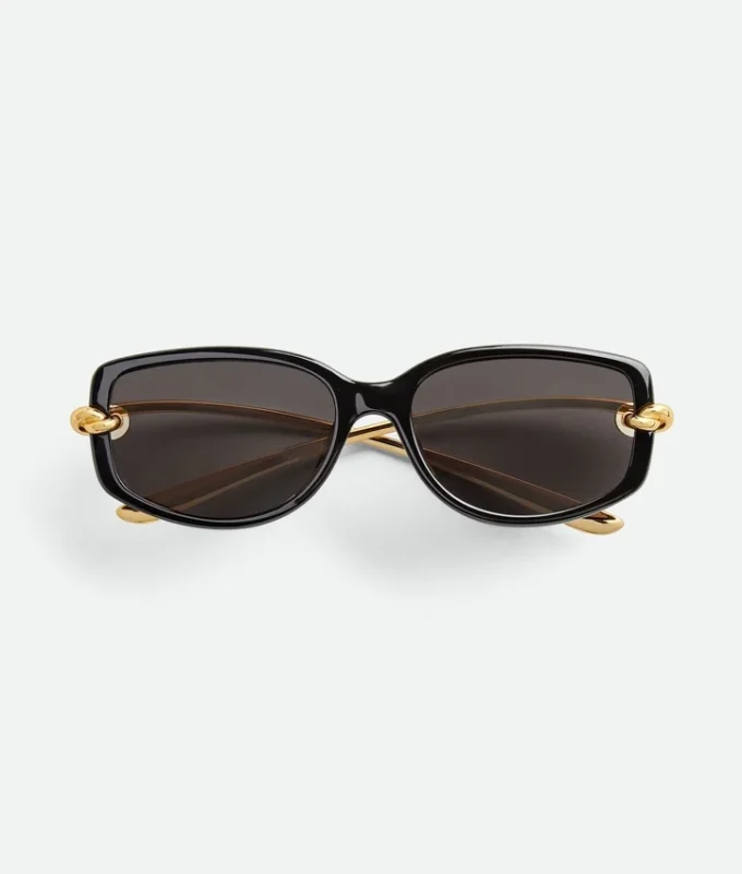 Gafas de sol rectangulares con nudo