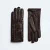 Guantes de piel Intrecciato