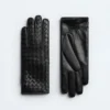 Guantes de piel Intrecciato