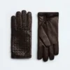 Guantes de piel Intrecciato