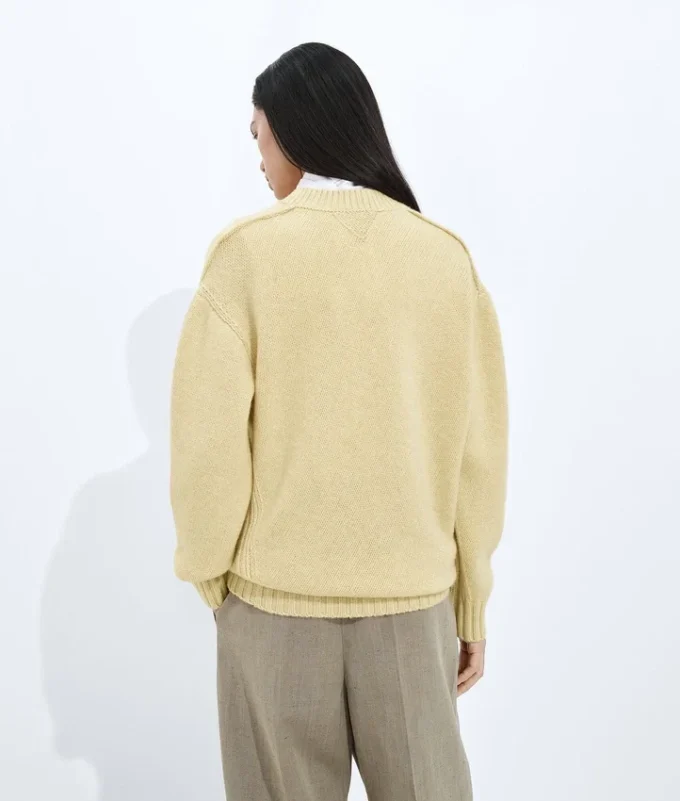 Jersey de cachemira retorcida