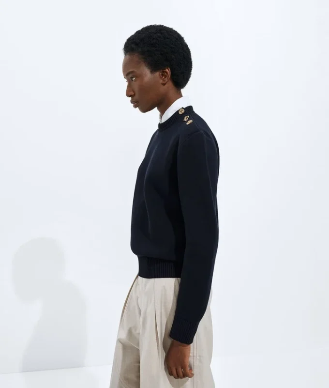 Jersey de lana y algodón