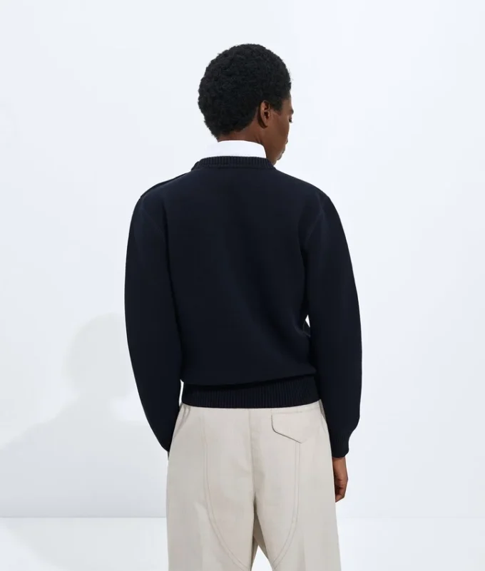 Jersey de lana y algodón