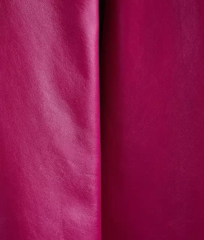 Pantalón culotte de piel brillante