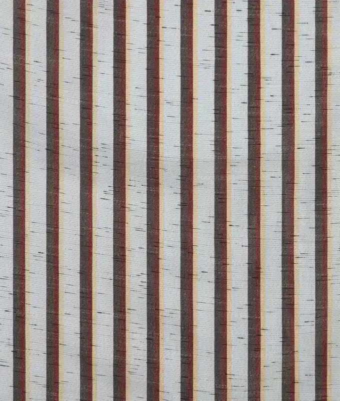 Pantalones cortos de algodón y lino a rayas