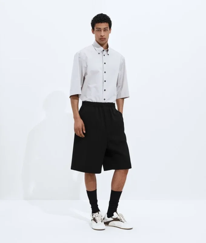 Pantalones cortos de lana Grain De Poudre