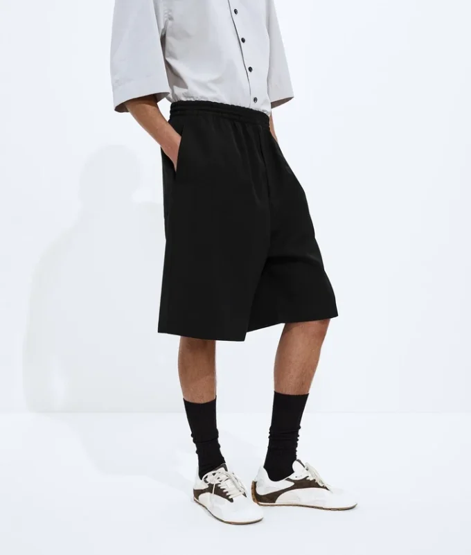 Pantalones cortos de lana Grain De Poudre