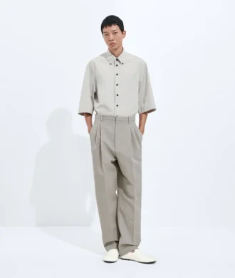 Pantalones de lana melange