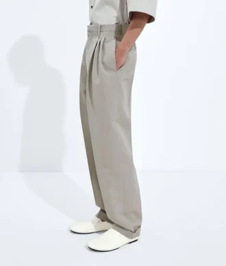 Pantalones de lana melange