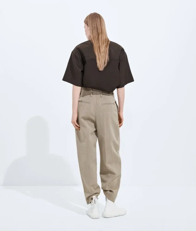 Pantalones de lana y lino