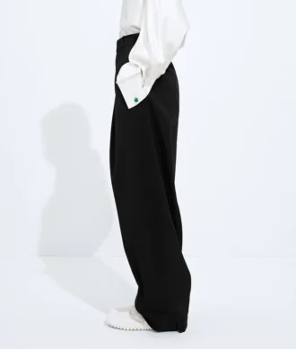 Pantalones de lana y nailon