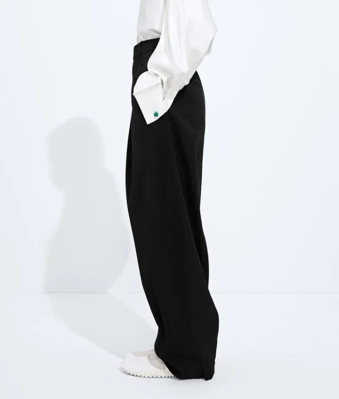 Pantalones de lana y nailon