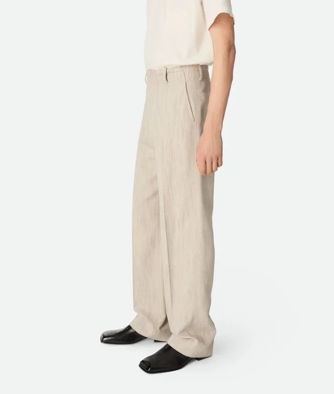 Pantalones de viscosa y seda