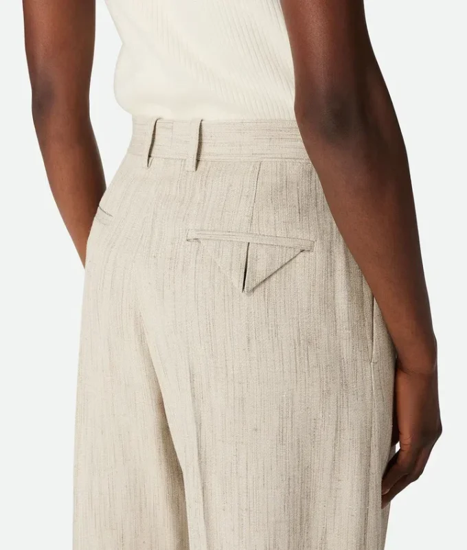 Pantalones de viscosa y seda