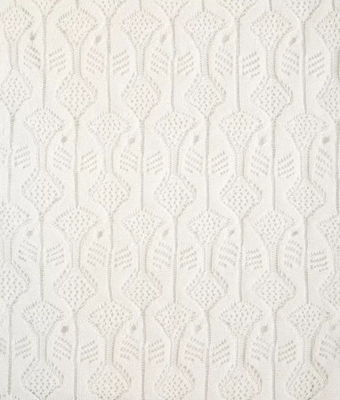 Parte de arriba de encaje de algodón y seda