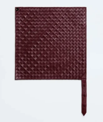 Pañuelo de cuero Intrecciato